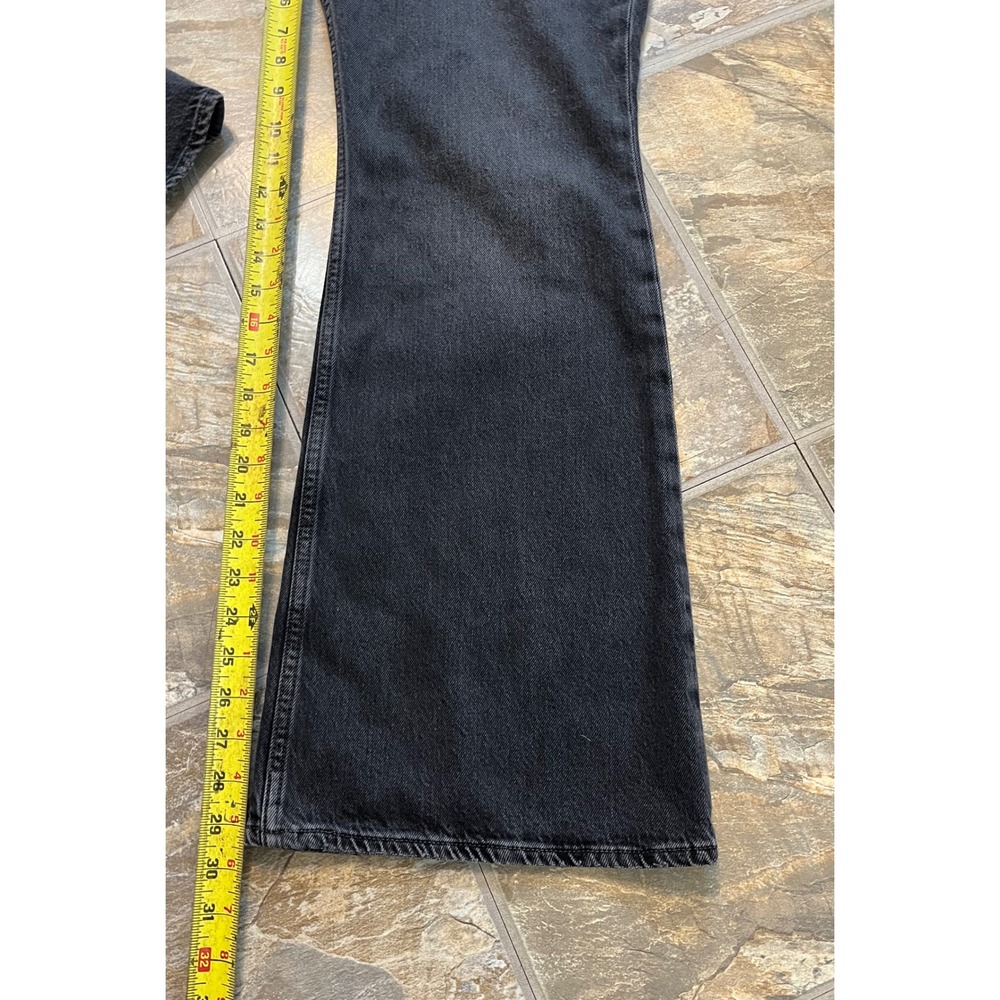 Levi's Premium 70s High Flare Jeans Women 30 Black NEW High Rise Denim - Picture 10 of 11